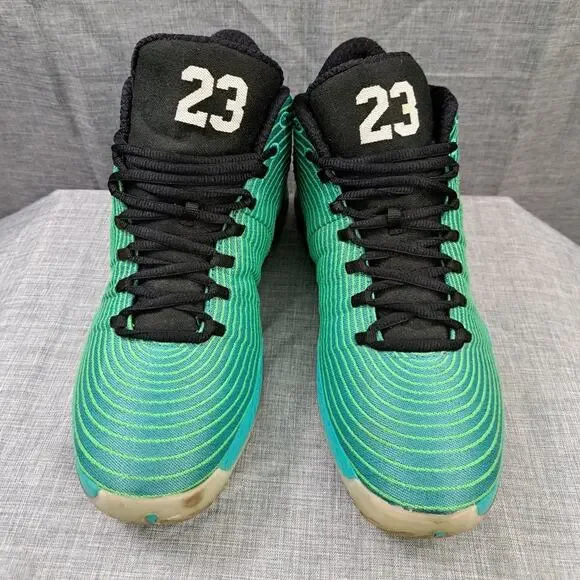 %Nike Air JORDAN XX9 Emerald Green Black Basketball Shoe sz 8 / AJ10